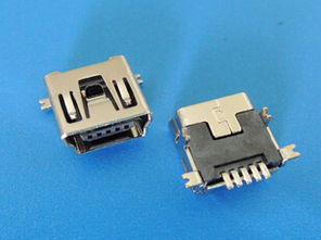 前插后贴MINI 5P插座丨短体迷你USB母座 LCP SMD式